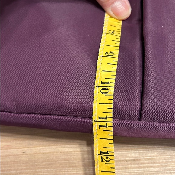 Purple Plum and Brown Laptop-Tablet-File Bag. - Picture 7 of 8